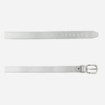Correa sydney de cuero para mujer - Plata