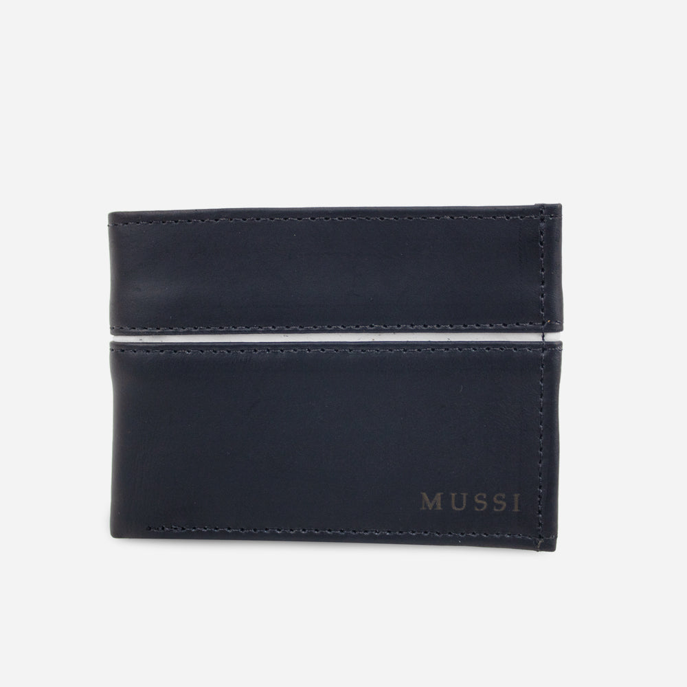 Billetera maicol de cuero para hombre - Negro