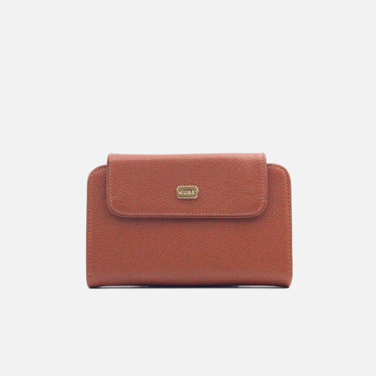 Billetera ambar de cuero para mujer - Miel