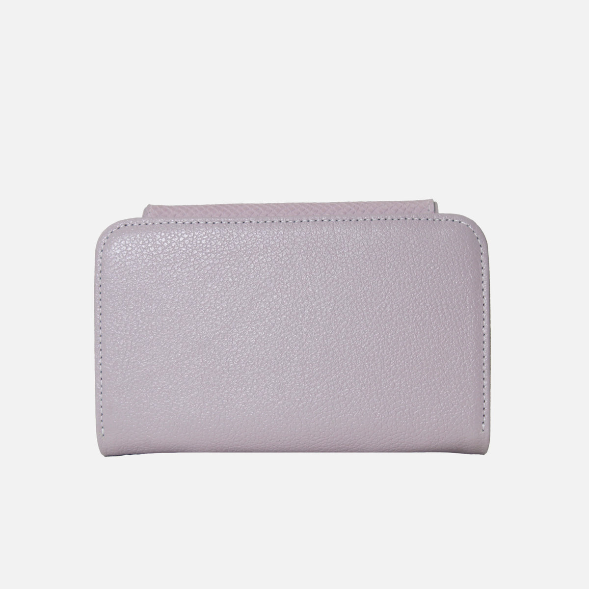 Billetera ambar de cuero para mujer - Morado