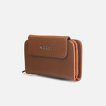 Billetera ambar de cuero para mujer - Brandy