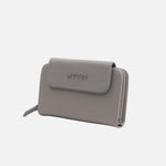 Billetera ambar de cuero para mujer - Hueso