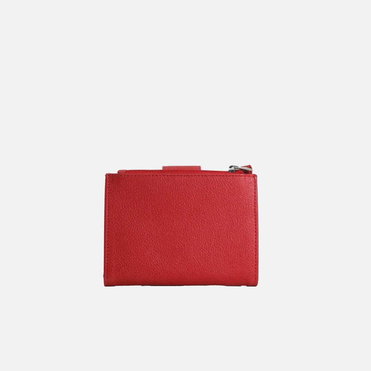 Billetera deneb de cuero para mujer - Rojo