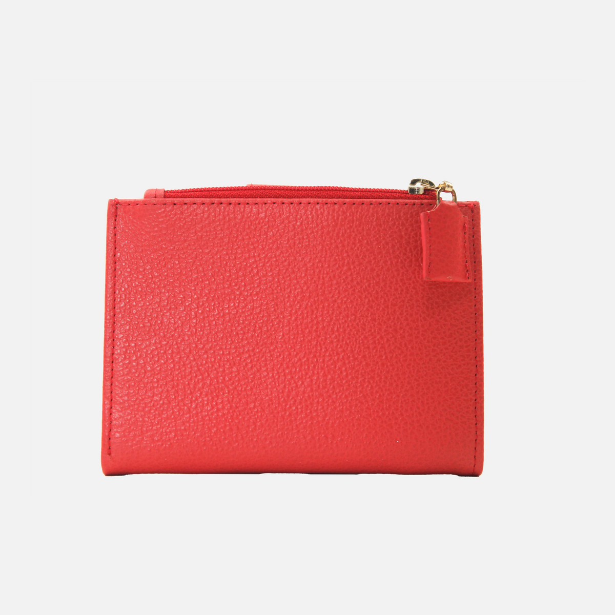 Billetera deneb de cuero para mujer - Rojo