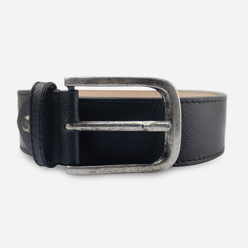 Correa cecile de cuero para mujer - Negro