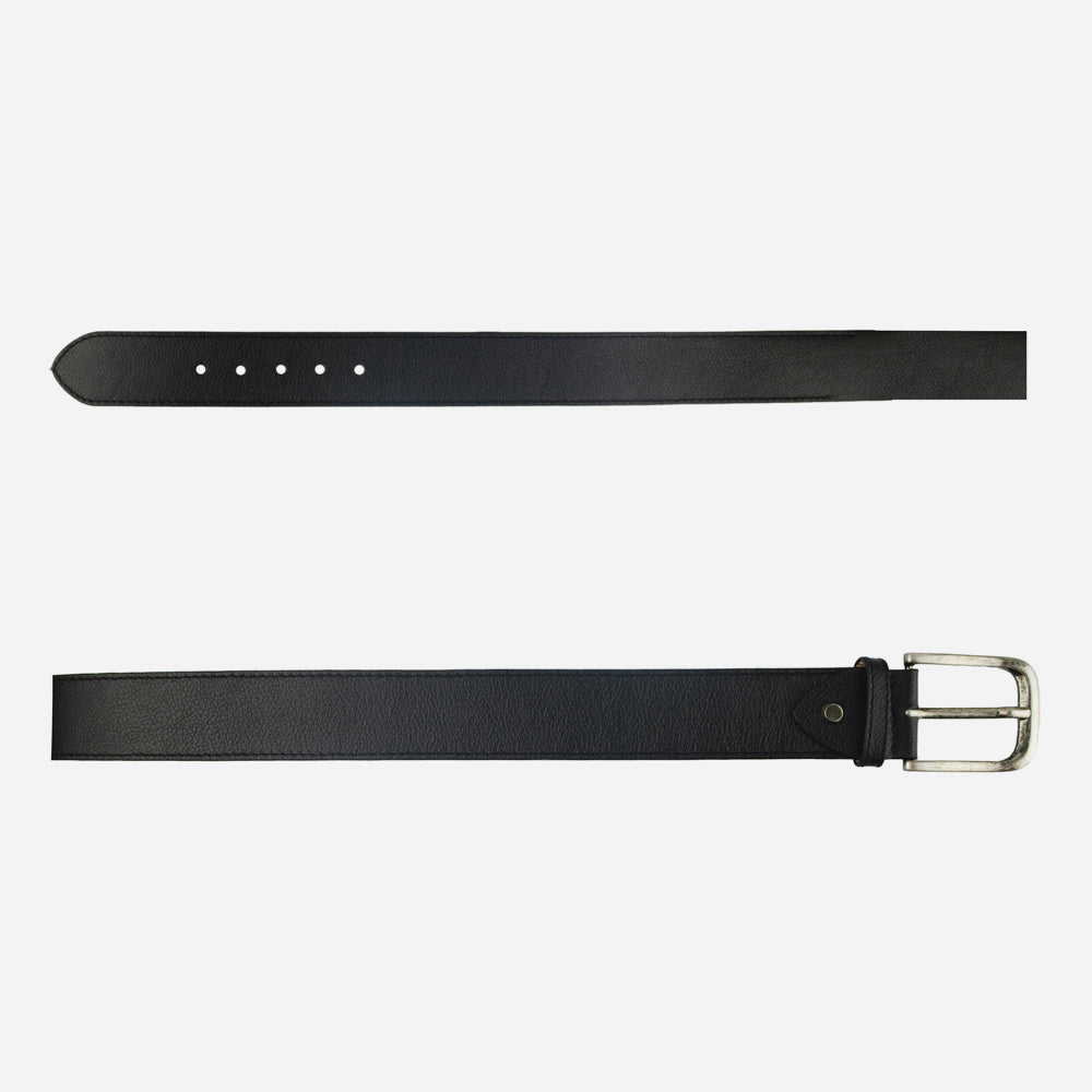 Correa cecile de cuero para mujer - Negro