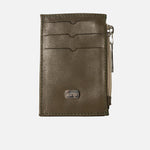 Tarjetero miren de cuero para mujer - Verde