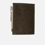 Tarjetero miren de cuero para mujer - Verde