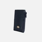 Tarjetero miren de cuero para mujer - Negro