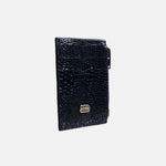 Tarjetero miren de cuero para mujer - Negro