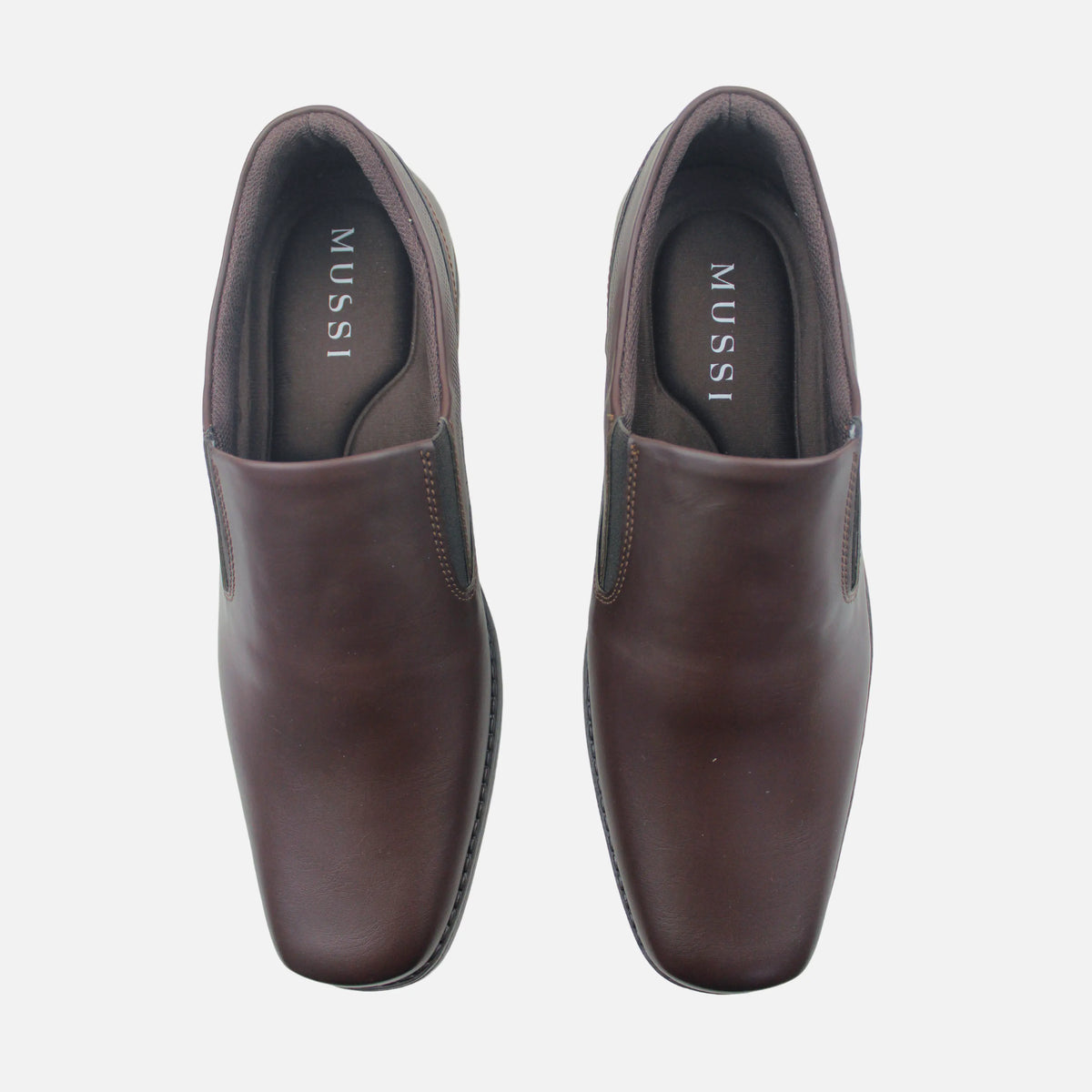 Mocasin plano tyr de sintético para hombre - Café