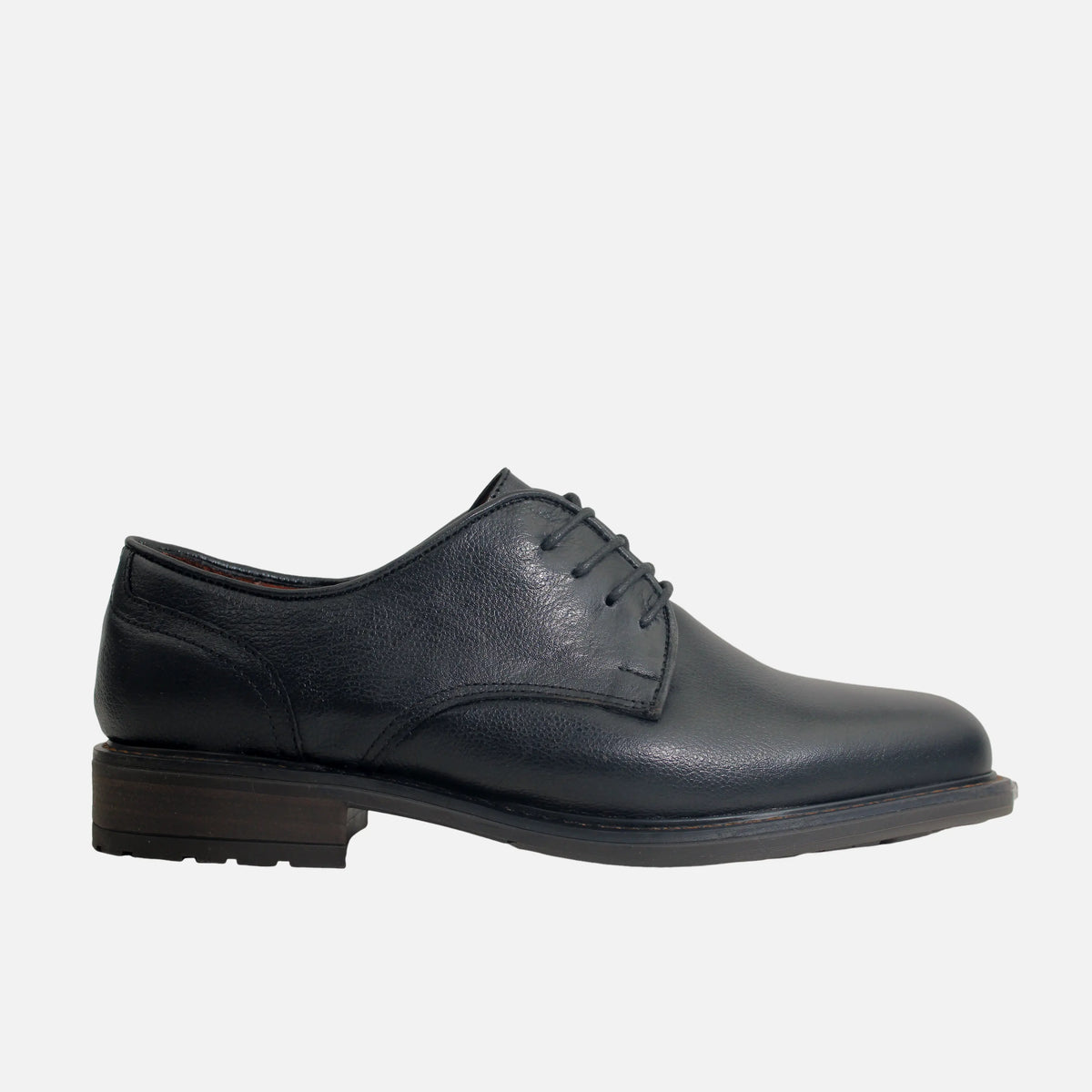 Tenis franco de cuero para hombre - Negro