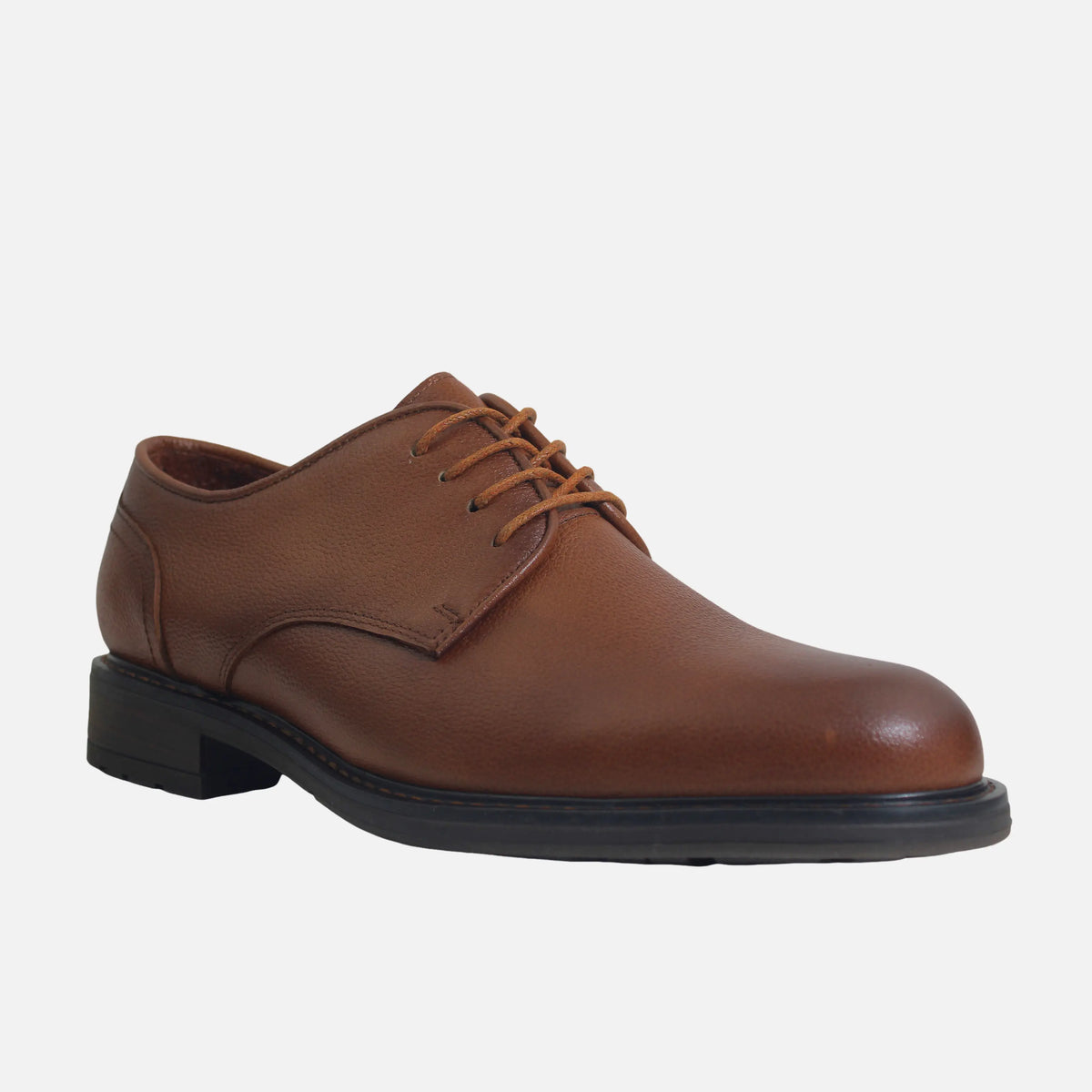 Tenis franco de cuero para hombre - Miel