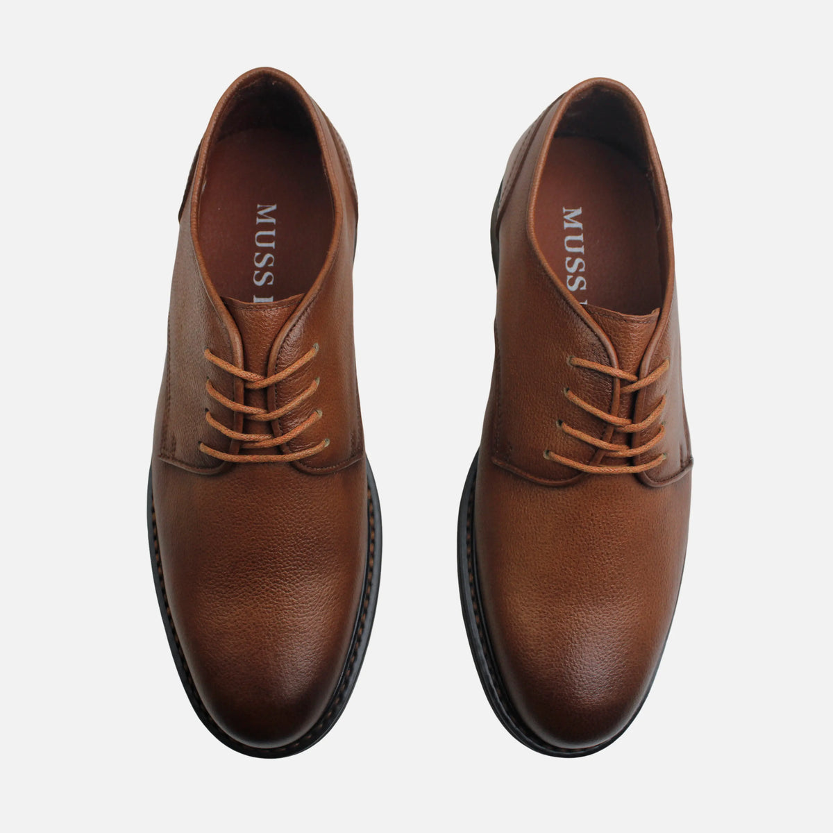 Tenis franco de cuero para hombre - Miel