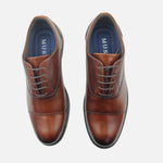 Tenis antonelli de cuero para hombre - Miel