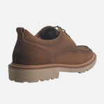 Tenis bruno de cuero para hombre - Miel