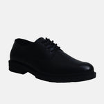 Tenis ares de cuero para hombre - Negro