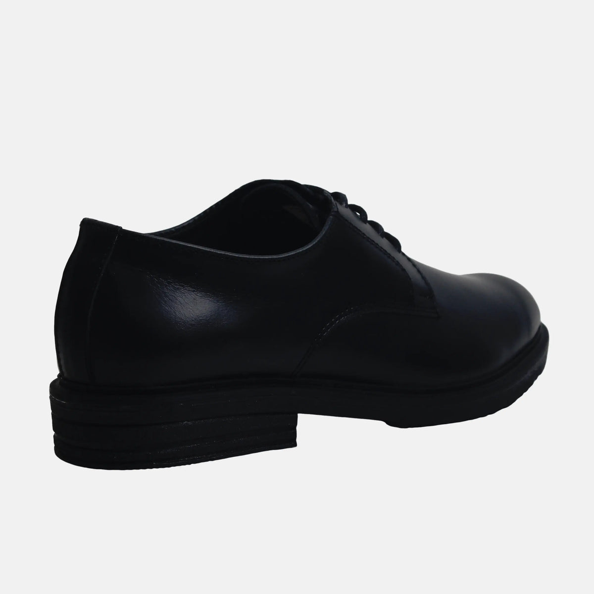Tenis ares de cuero para hombre - Negro