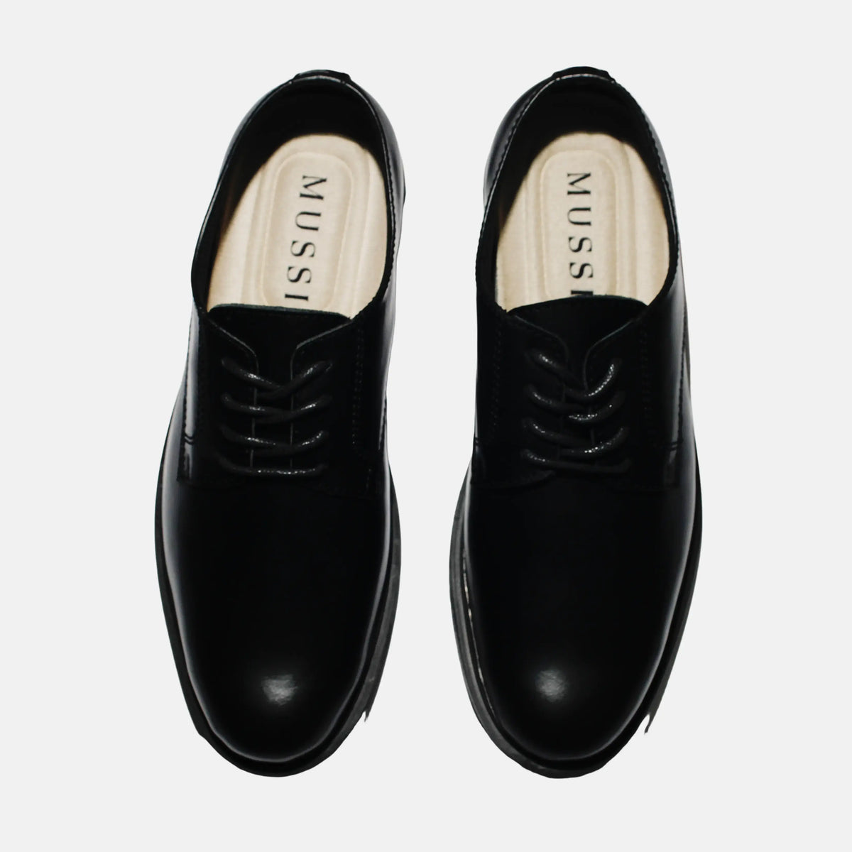Tenis ares de cuero para hombre - Negro