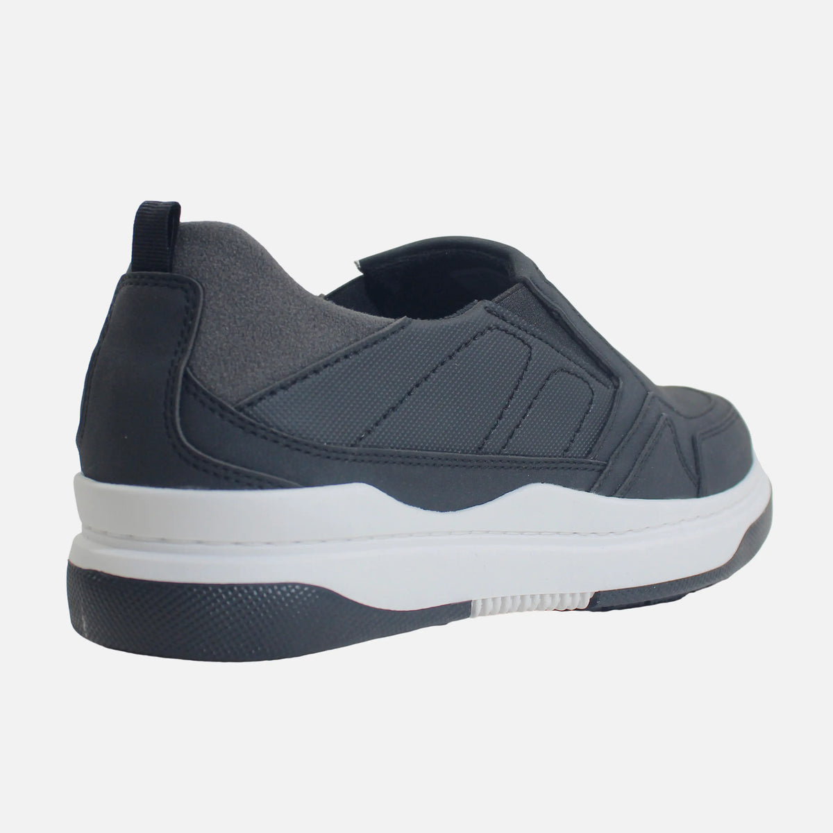 Mocasin plataforma darel de sintético para hombre - Negro