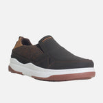 Mocasin plataforma darel de sintético para hombre - Café