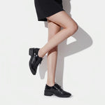 Mocasin plano brisa de sintético para mujer - Negro