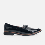 Mocasin plano selene de sintético para mujer - Negro