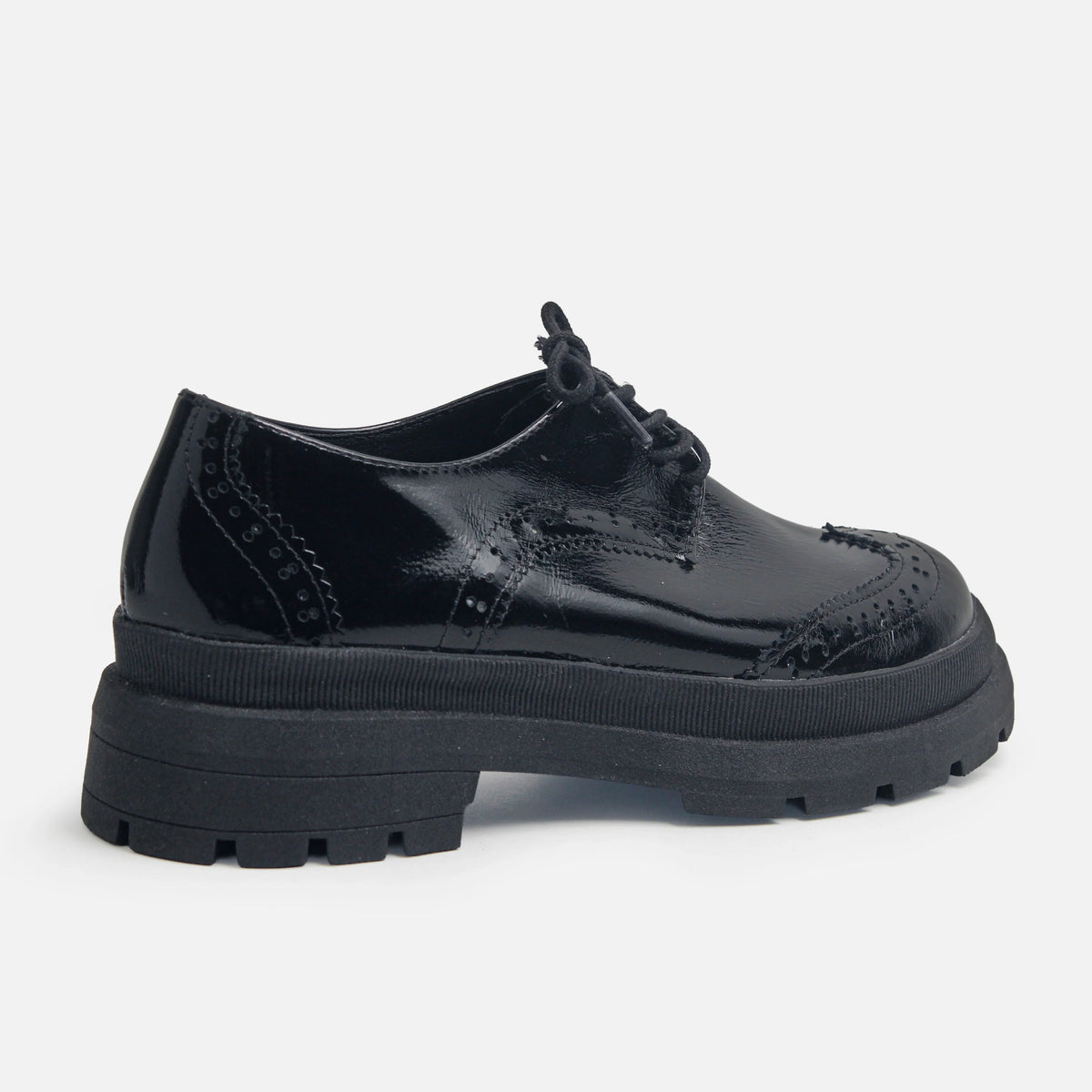 Oxford danubio de cuero para mujer - Negro