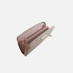 Billetera deev de cuero para mujer - Gris