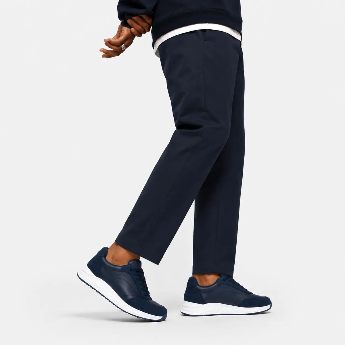 Tenis luca de textil para hombre - Azul