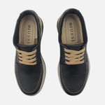 Tenis christopher de sintético para hombre - Negro