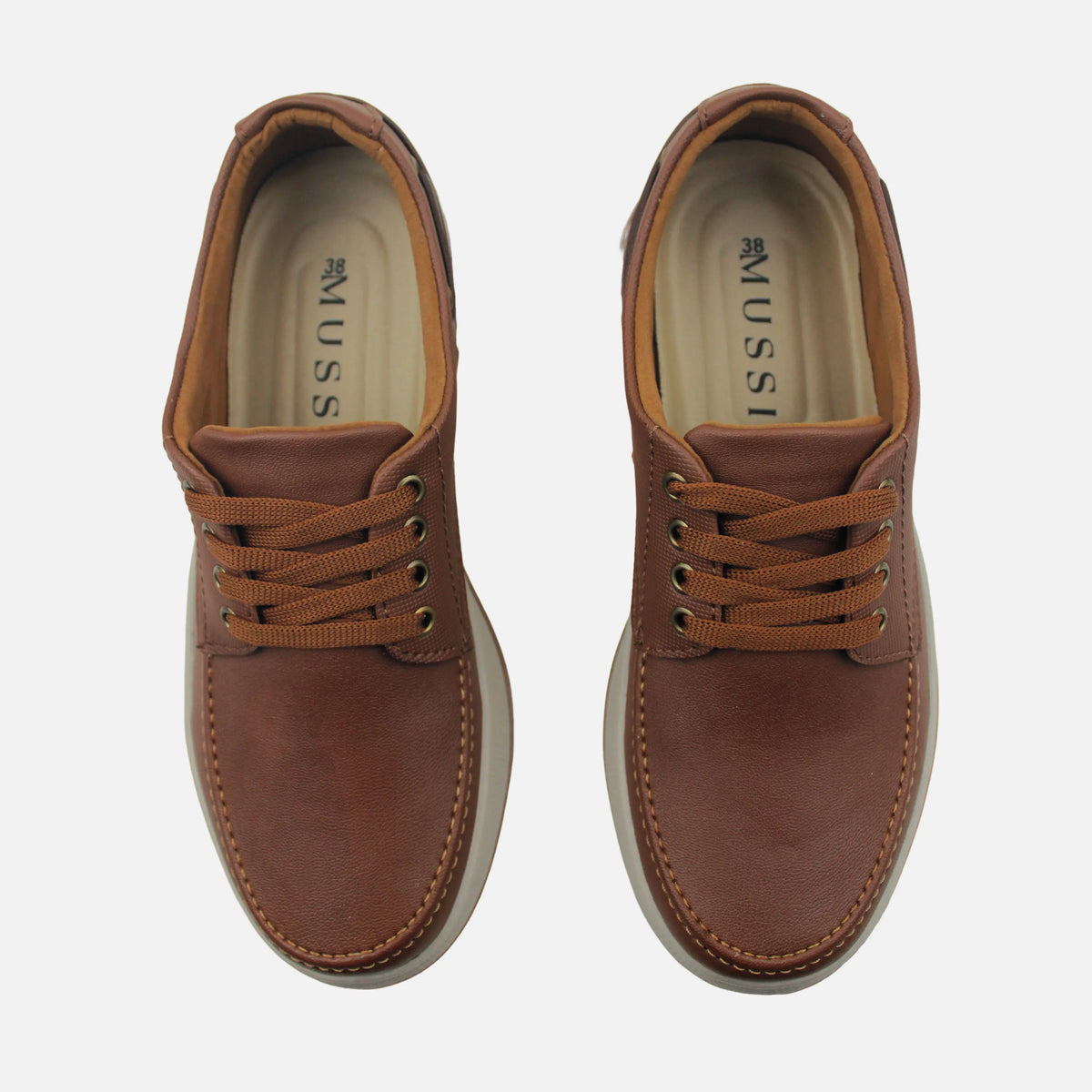 Tenis christopher de sintético para hombre - Brandy