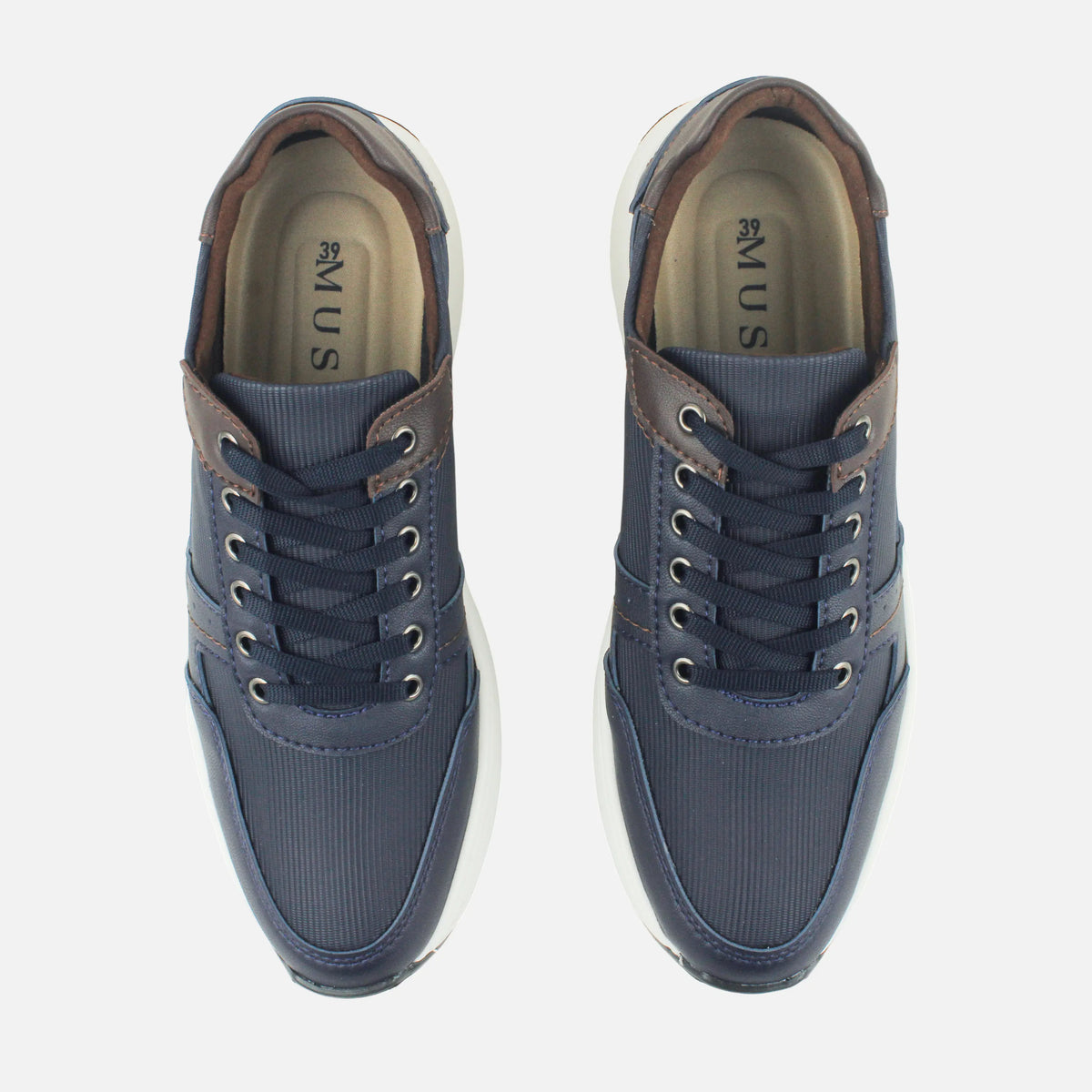 Tenis silver de sintético para hombre - Azul