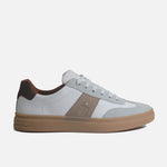 Tenis massimo de cuero para hombre - Blanco