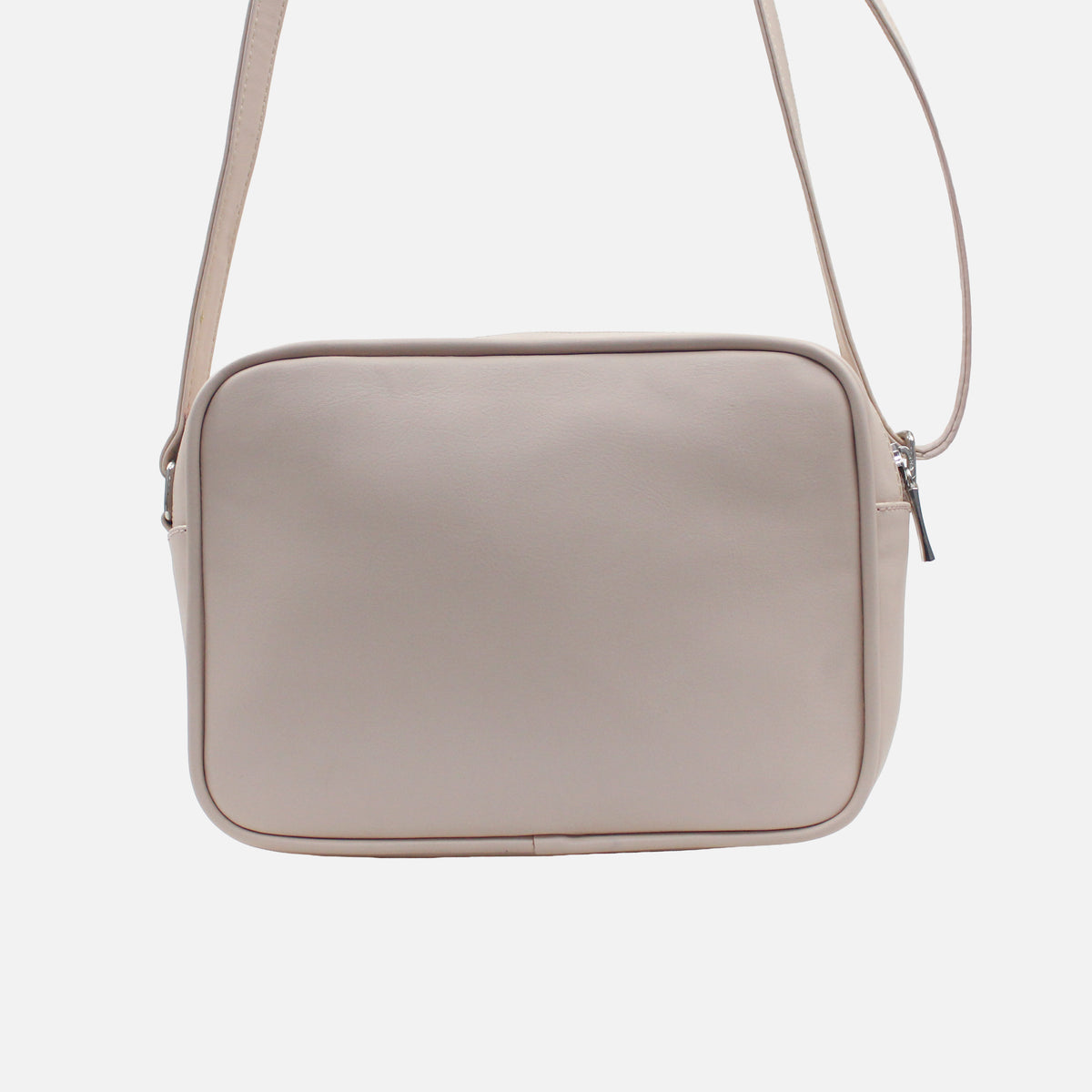 Bolso manos libres kamba de cuero para mujer - Beige