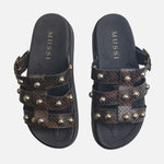 Sandalia chunky kifaru de sintético para mujer - Brandy