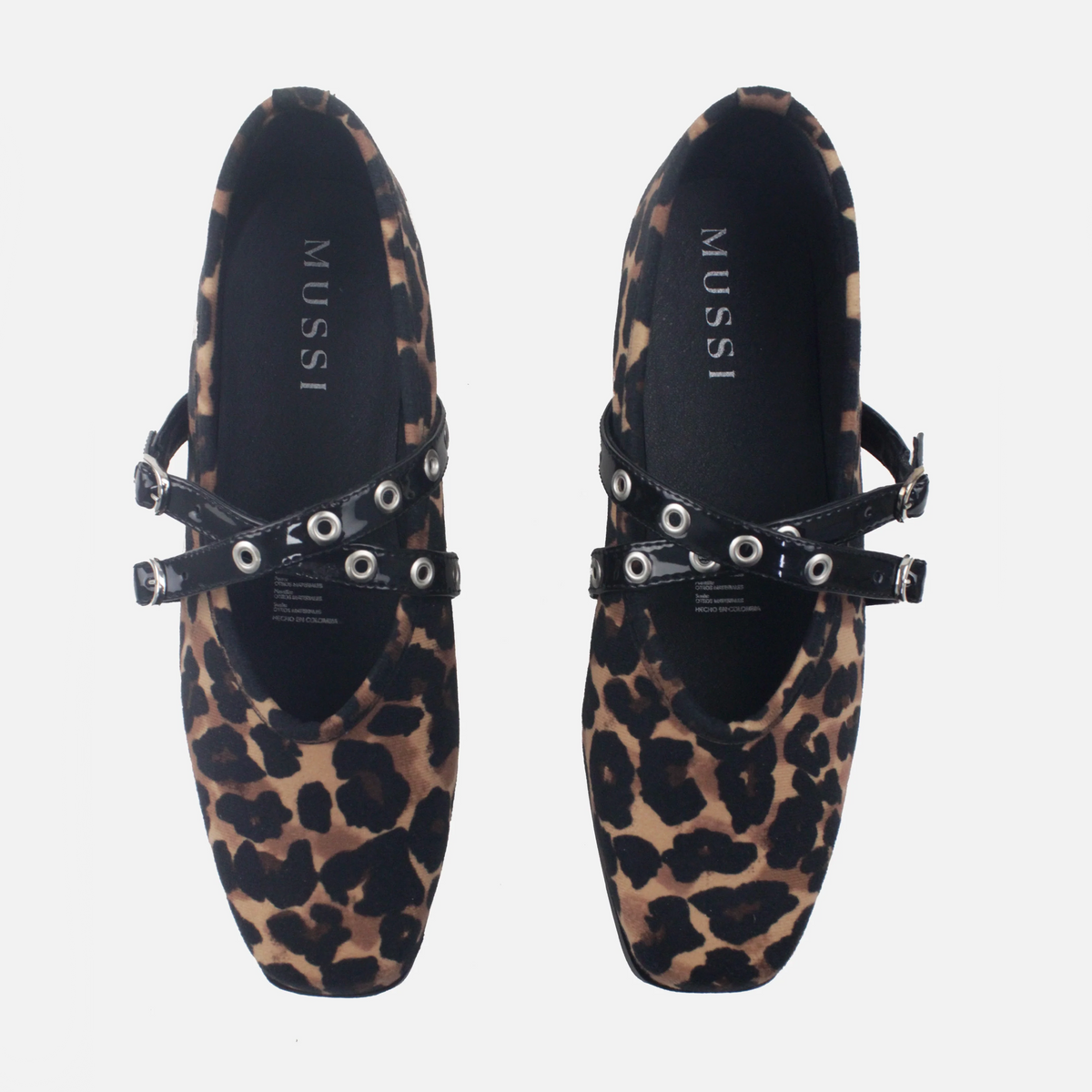 Baleta plana jabari de sintético para mujer - Café