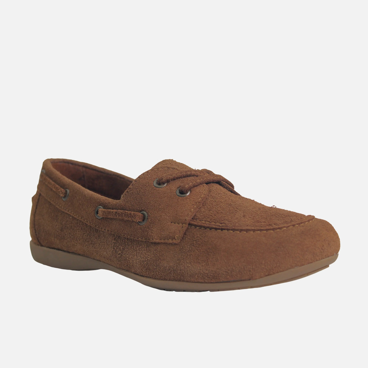 Mocasin plano kalet de cuero para mujer - Miel