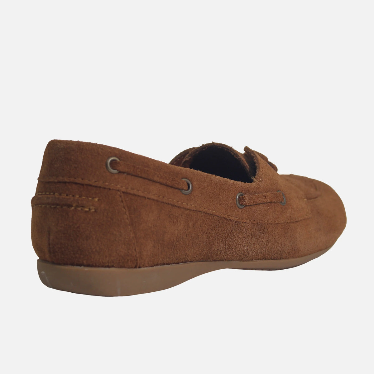 Mocasin plano kalet de cuero para mujer - Miel