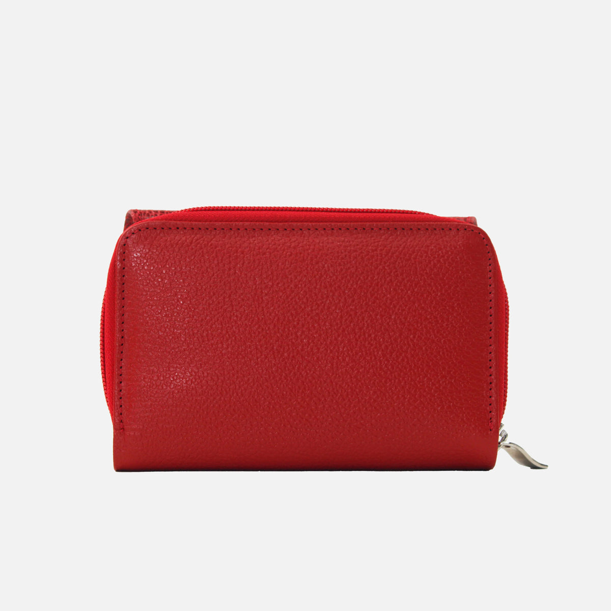 Billetera rosabella de cuero para mujer - Rojo