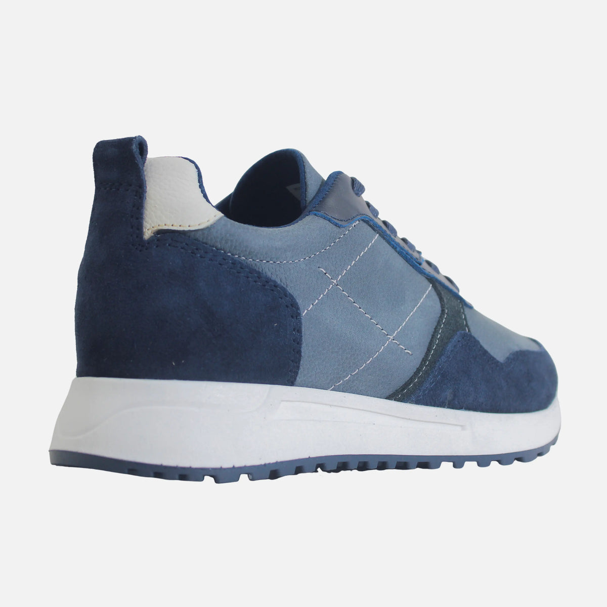 Tenis noa de cuero para hombre - Azul
