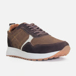 Tenis noa de cuero para hombre - Café