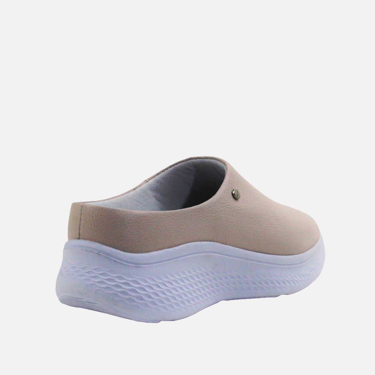 Tenis amaia de cuero para mujer - Hueso