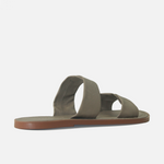 Sandalia plana veronica de sintético para mujer - Nude