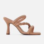 Sandalia tacon jasmine de sintético para mujer - Miel