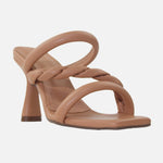 Sandalia tacon jasmine de sintético para mujer - Miel