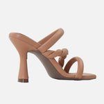 Sandalia tacon jasmine de sintético para mujer - Miel