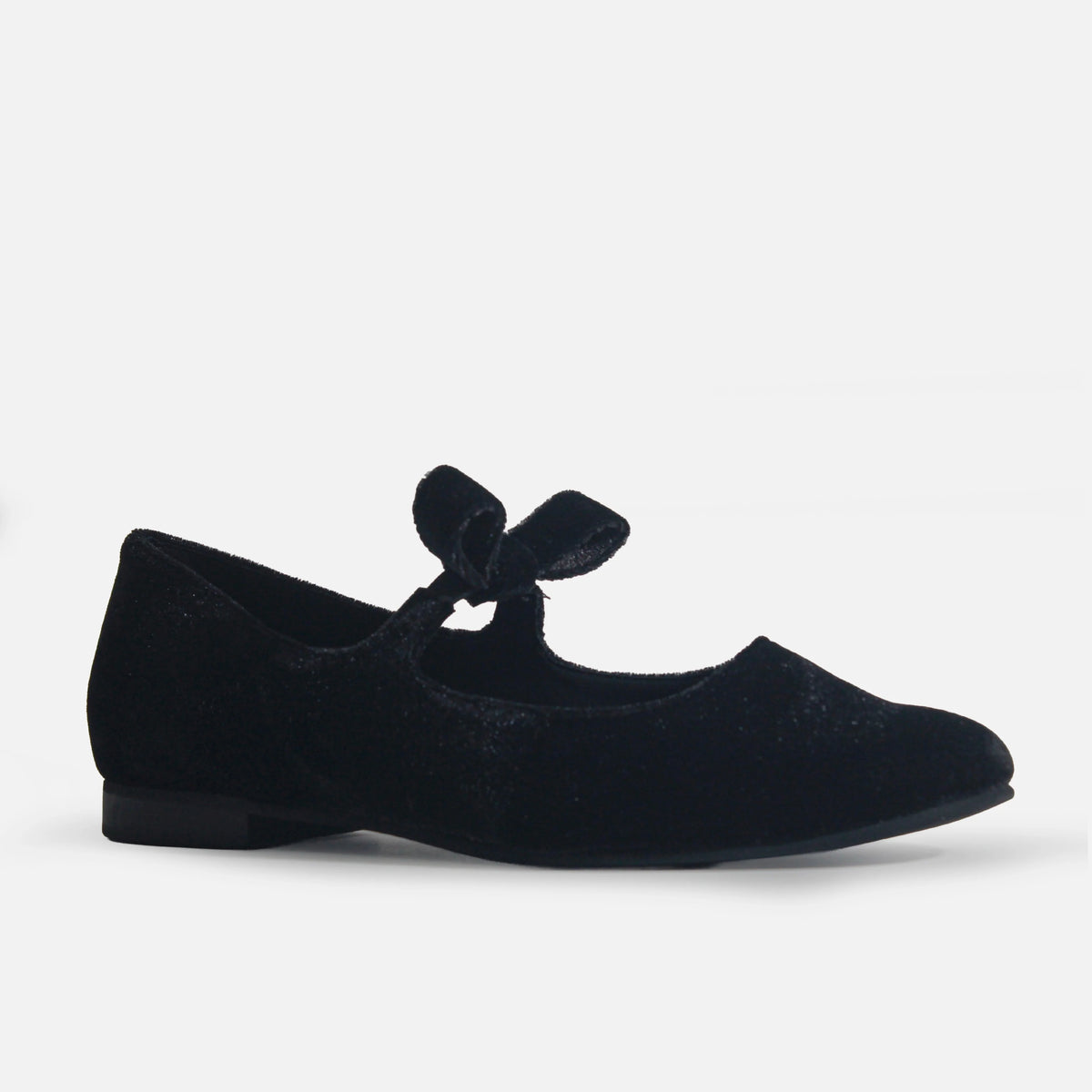 Baleta plana aura de sintético para mujer - Negro
