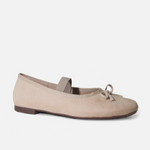 Baleta plana sole de sintético para mujer - Beige