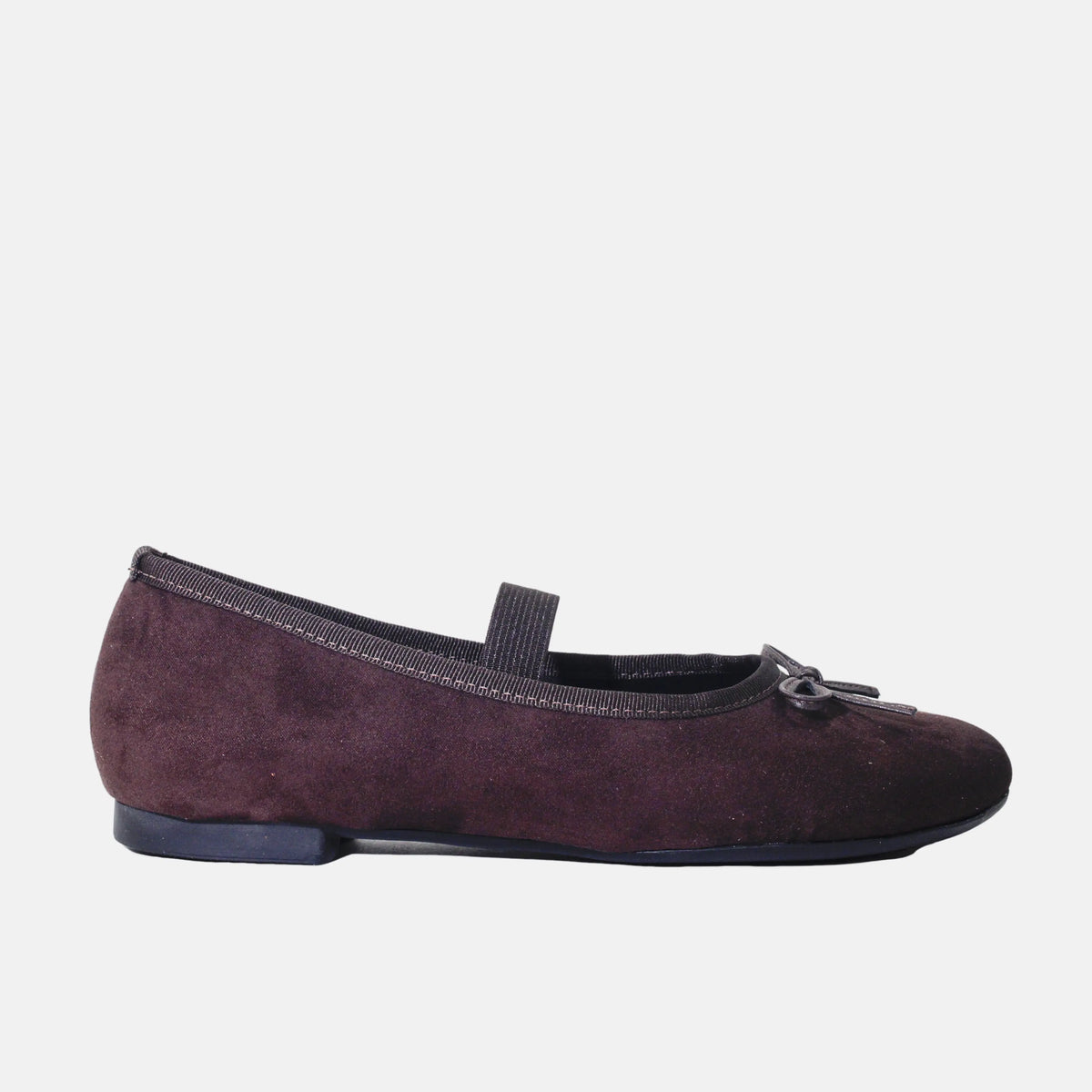 Baleta plana sole de sintético para mujer - Café